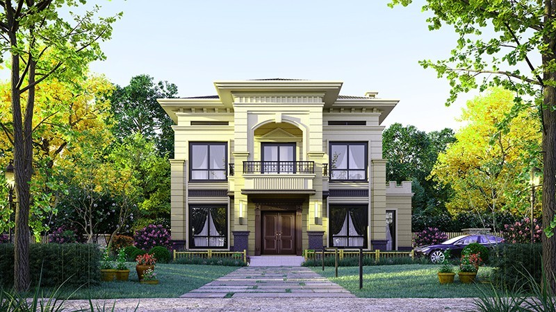 衢州中式合院住宅，开放庭院与邻里乡亲更亲近